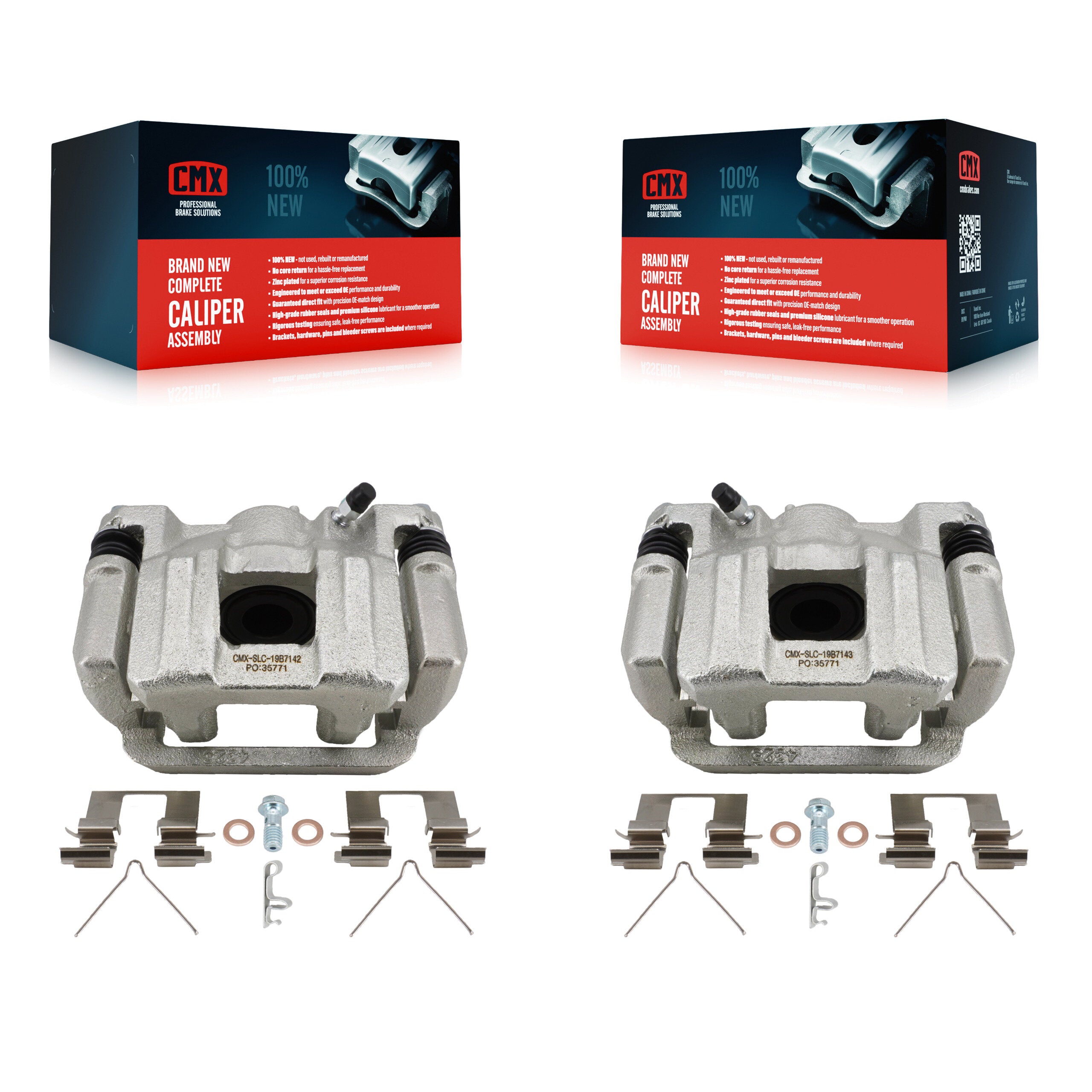 CMX KBC-100741 Disc Brake Caliper for 2014-2021 Honda Ridgeline, Honda Pilot, Acura MDX - Rear product image