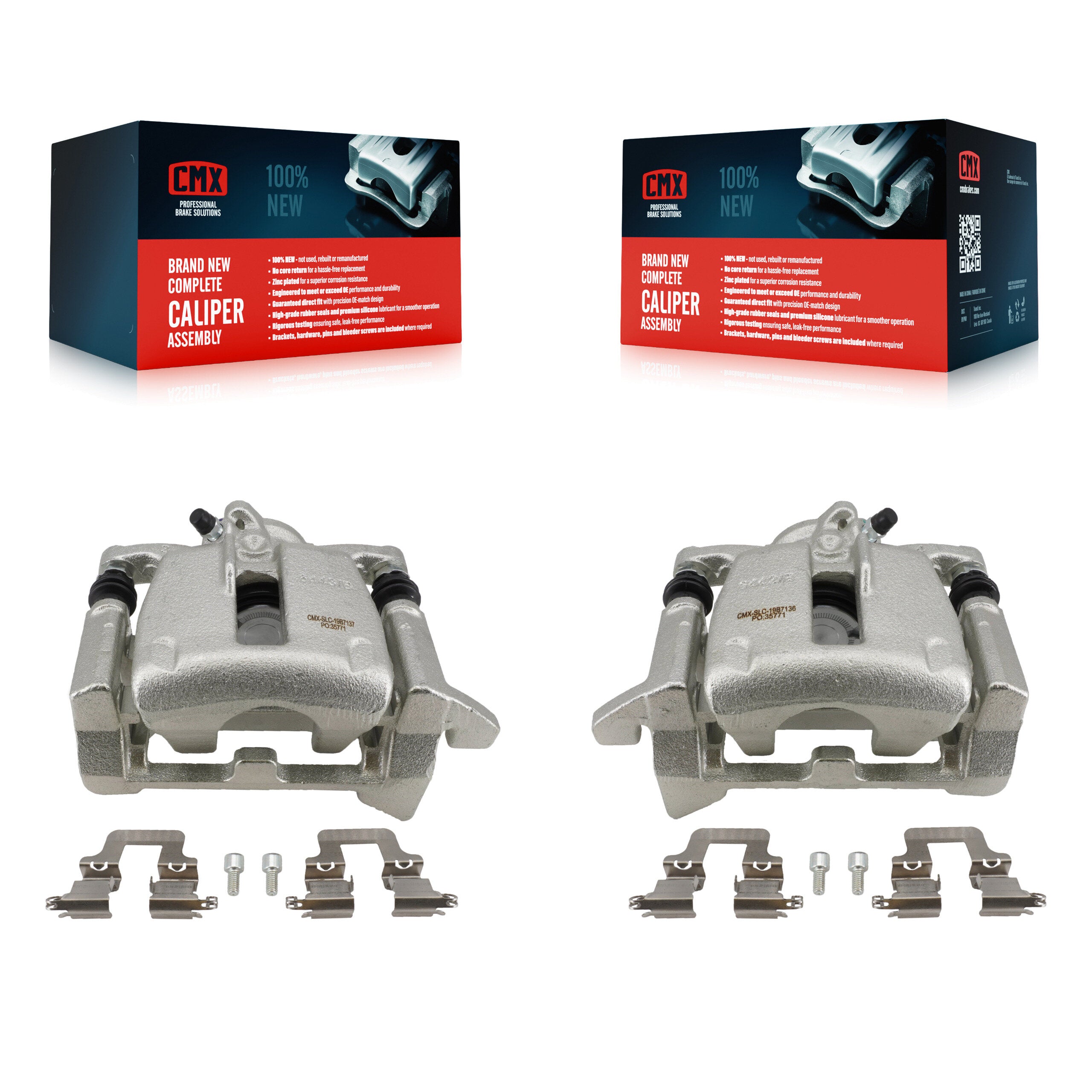CMX KBC-100750 Disc Brake Caliper for 2012-2019 Audi A6 Quattro, Audi A7 Quattro, Audi Q5 & more - Rear product image