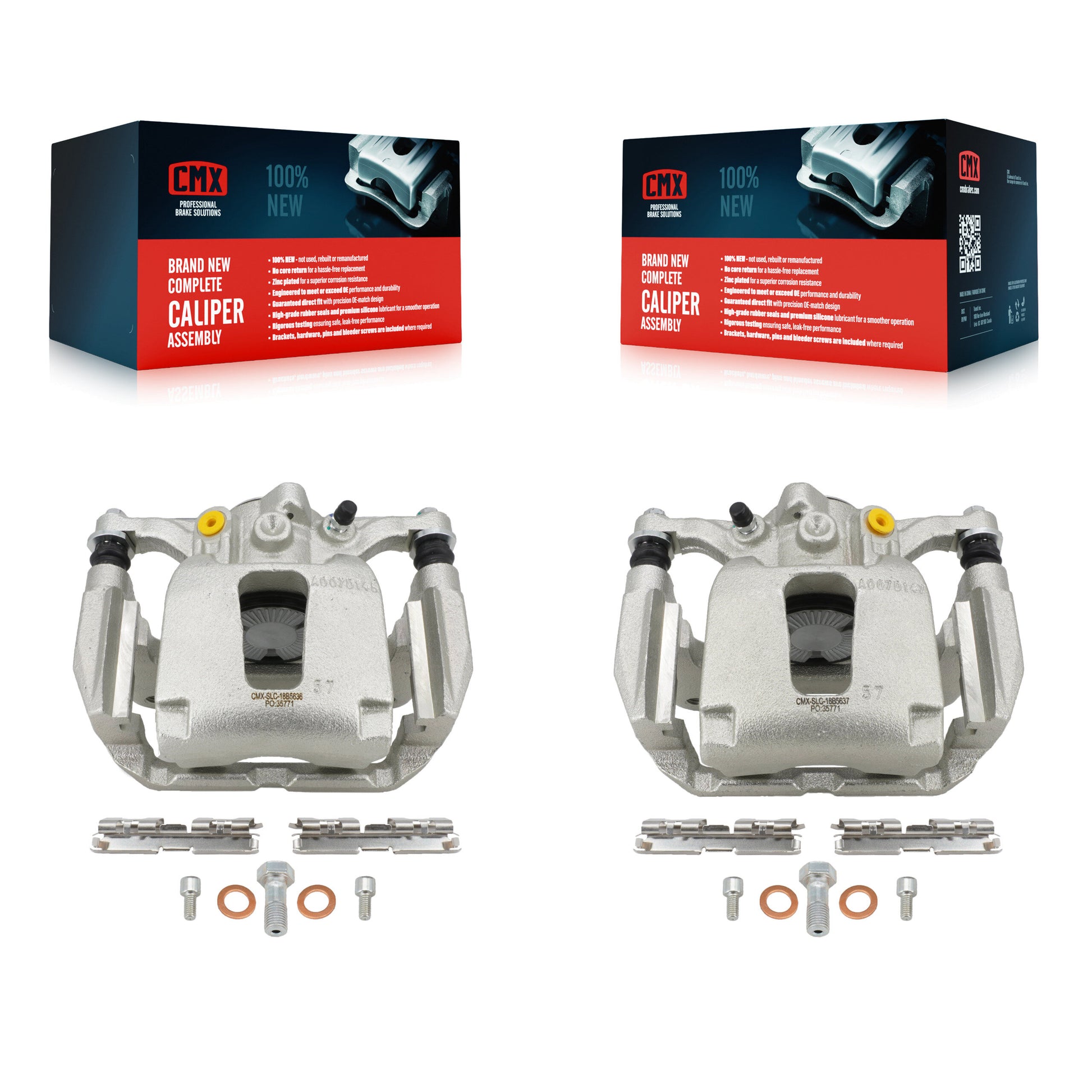 CMX KBC-100754 Disc Brake Caliper for 2019-2025 Jeep Grand Wagoneer, Jeep Wagoneer, Ram 1500 - Rear product image