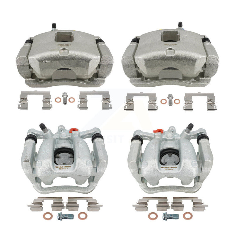 CMX KBC-100763 Disc Brake Caliper for 2018-2022 Chevrolet Equinox, GMC Terrain - Front and Rear product image