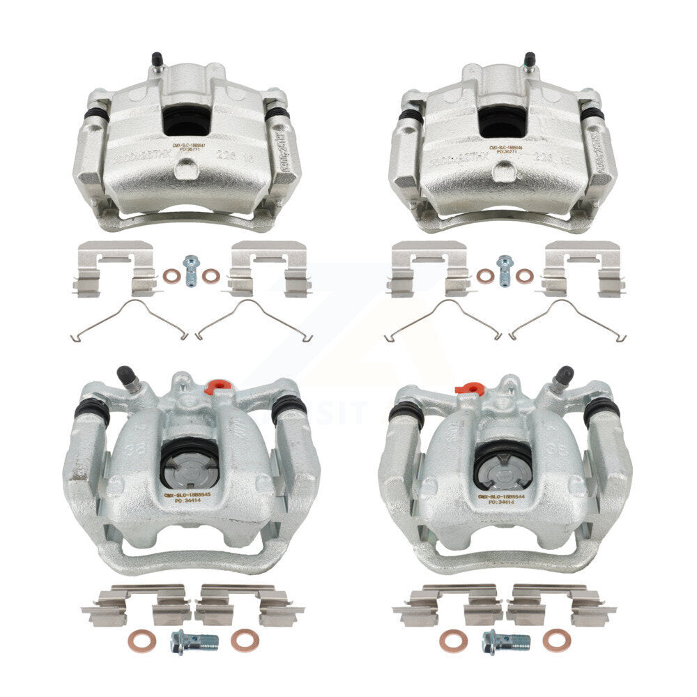 CMX KBC-100764 Disc Brake Caliper for 2016-2022 Chevrolet Equinox, GMC Terrain, Chevrolet Malibu - Front and Rear product image