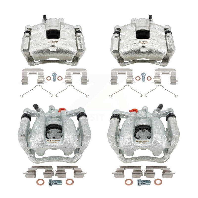 CMX KBC-100764 Disc Brake Caliper for 2016-2022 Chevrolet Equinox, GMC Terrain, Chevrolet Malibu - Front and Rear product image