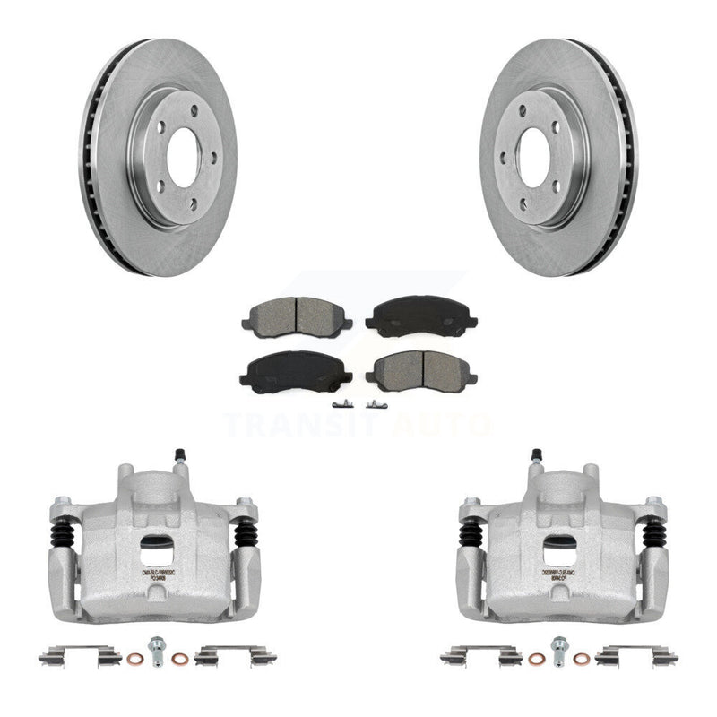 Transit Auto KC8-100002S Disc Brake Kit for 2008-2017 Mitsubishi Lancer - Front product image