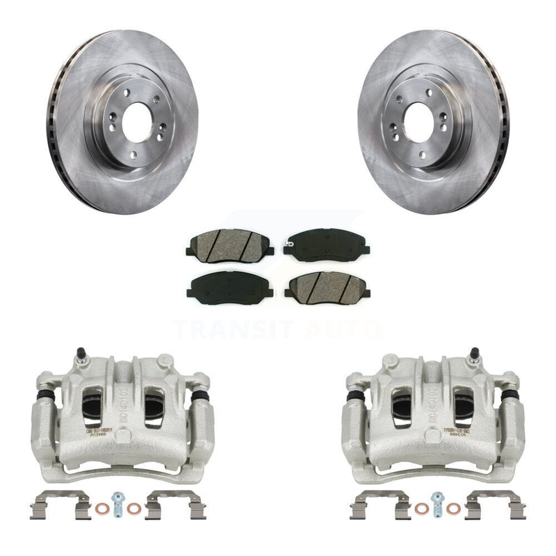 Transit Auto KC8-100005S Disc Brake Kit for 2013-2016 Hyundai Santa Fe, Hyundai Santa Fe XL - Front product image
