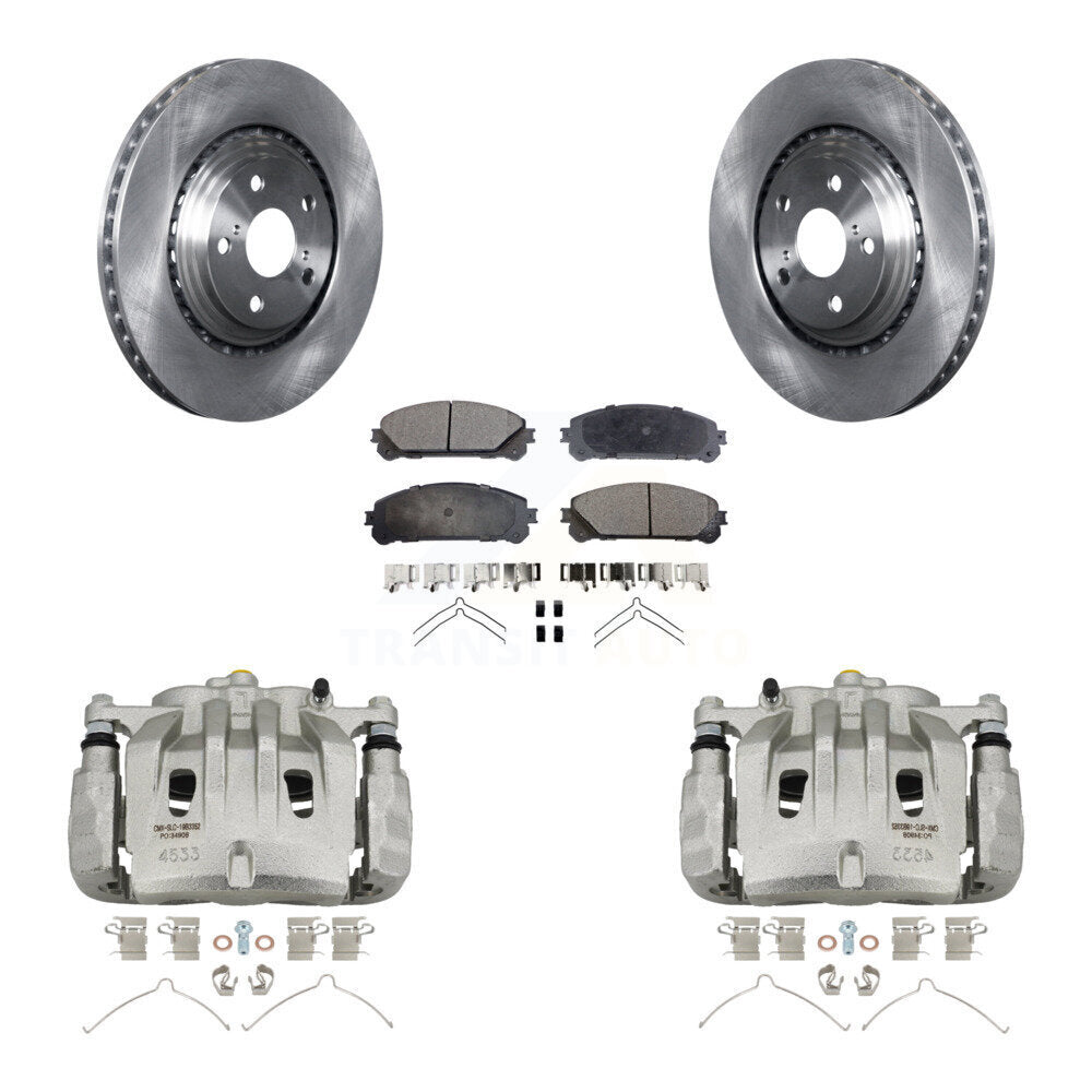 Transit Auto KC8-100007P Disc Brake Kit for 2008-2021 Lexus NX300, Lexus NX200t, Lexus NX300h & more - Front product image