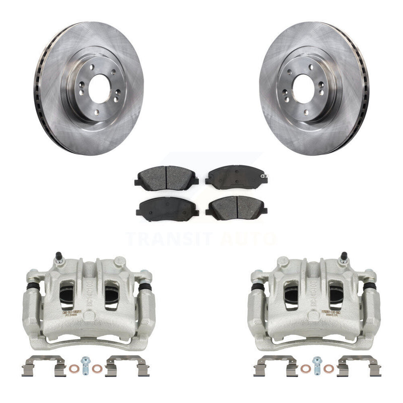 Transit Auto KC8-100007S Disc Brake Kit for 2017-2019 Hyundai Santa Fe, Hyundai Santa Fe XL - Front product image