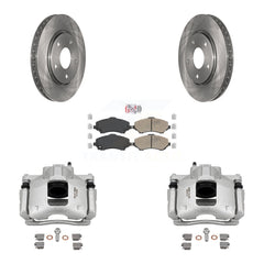 Transit Auto KC8-100012N Disc Brake Kit for 2008-2012 Ram C/V, Volkswagen Routan, Chrysler Town & Country & more - Front product image