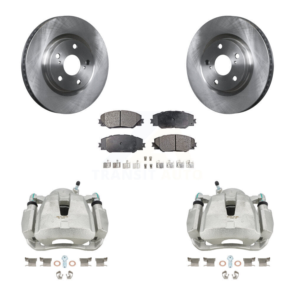 Transit Auto KC8-100012P Disc Brake Kit for 2006-2020 Toyota RAV4, Toyota Corolla iM, Scion iM & more - Front product image