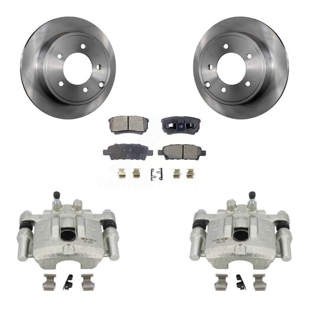 Transit Auto KC8-100012T Disc Brake Kit for 2007-2017 Jeep Compass, Mitsubishi Lancer, Chrysler 200 & more - Rear product image