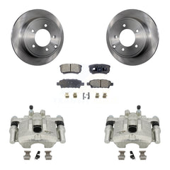 Transit Auto KC8-100012T Disc Brake Kit for 2007-2017 Jeep Compass, Mitsubishi Lancer, Chrysler 200 & more - Rear product image