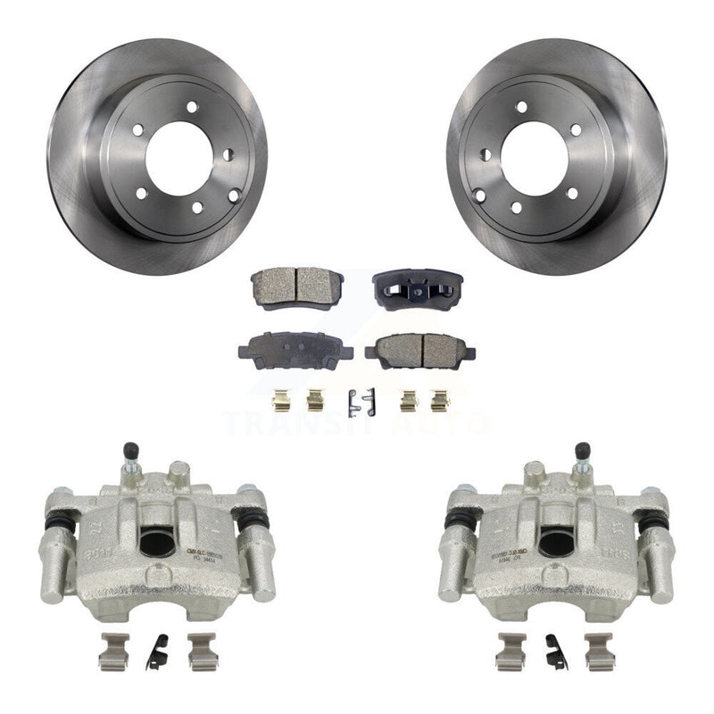 Transit Auto KC8-100012T Disc Brake Kit for 2007-2017 Jeep Compass, Mitsubishi Lancer, Chrysler 200 & more - Rear product image