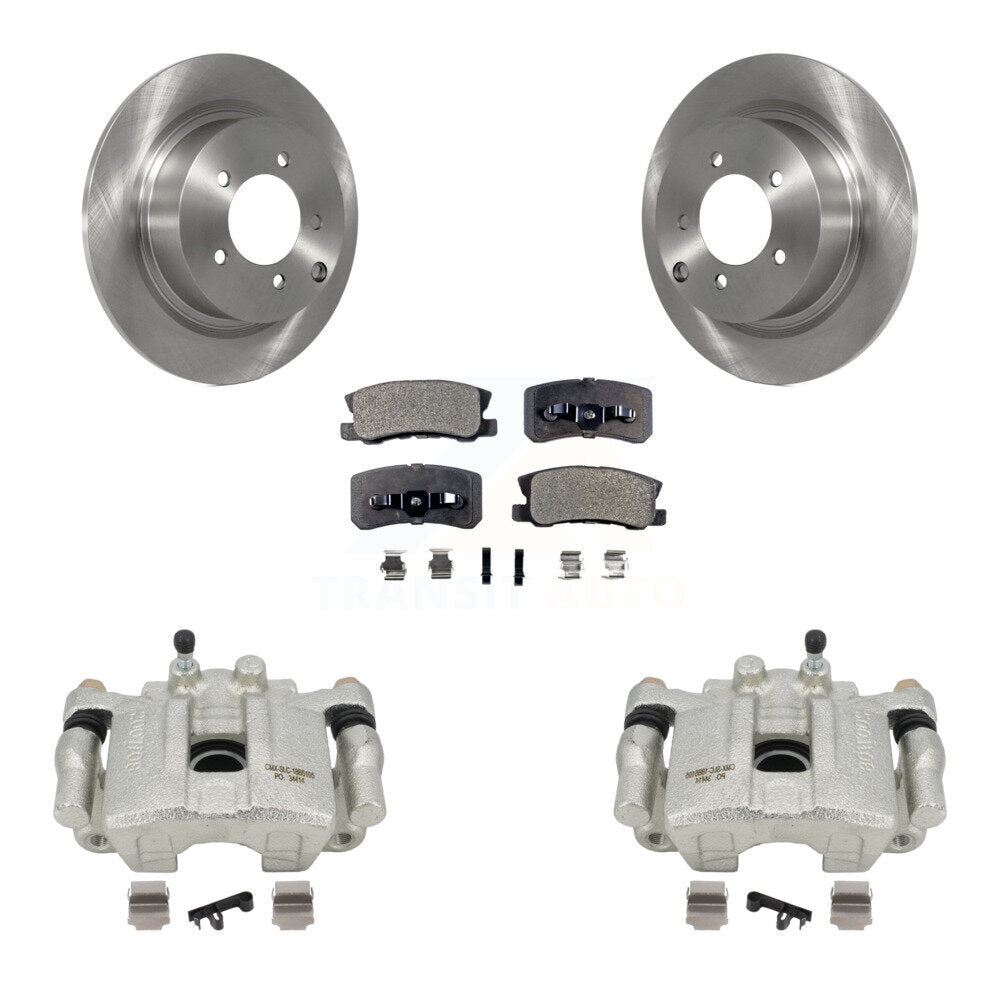Transit Auto KC8-100013T Disc Brake Kit for 2007-2017 Jeep Compass, Mitsubishi Lancer, Mitsubishi Outlander & more - Rear product image