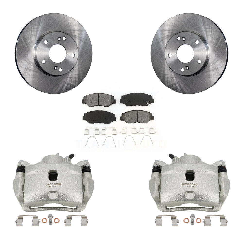 Transit Auto KC8-100014S Disc Brake Kit for 2005-2017 Honda CR-Z, Honda Civic, Acura ILX & more - Front product image