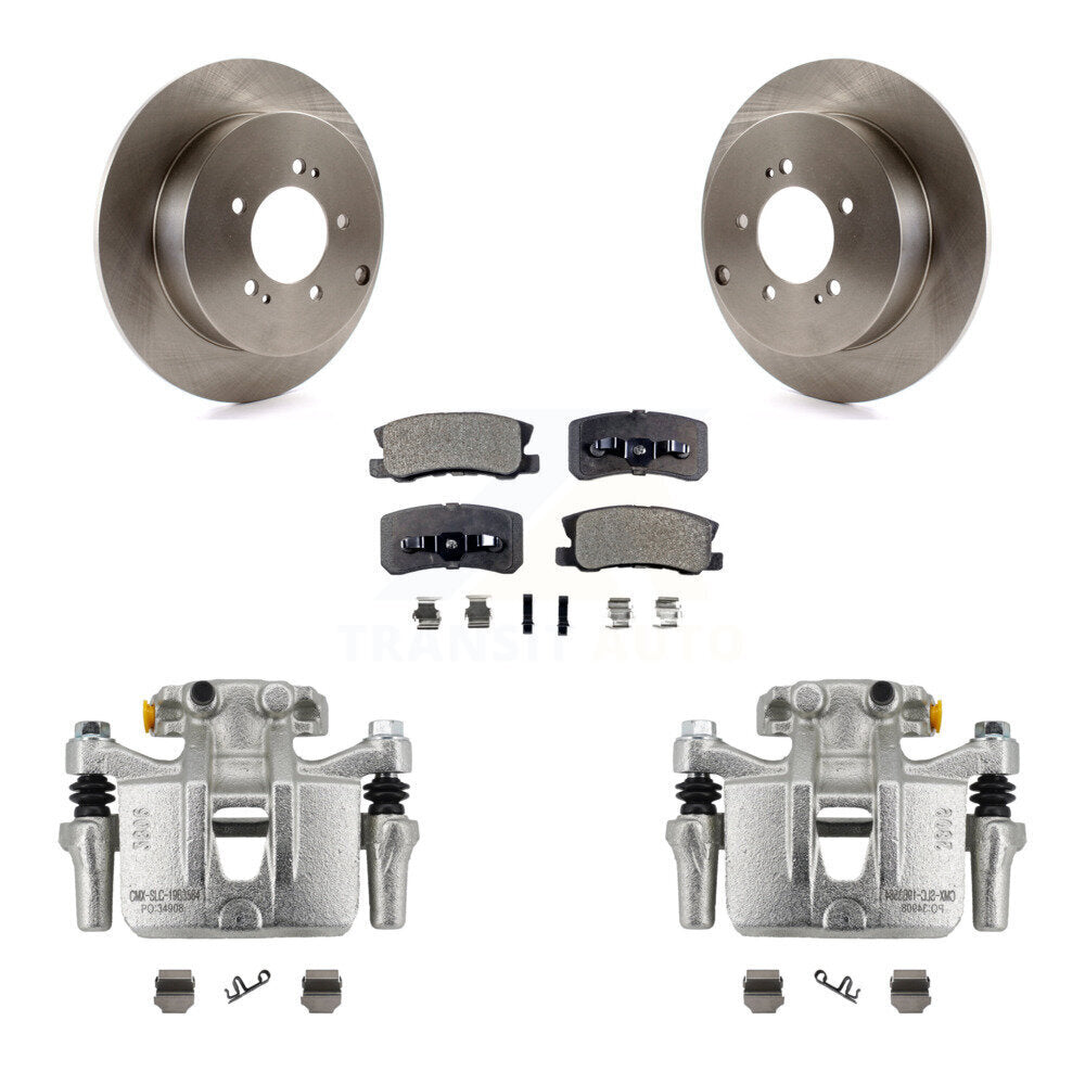 Transit Auto KC8-100014T Disc Brake Kit for 2007-2015 Mitsubishi Outlander, Mitsubishi Lancer - Rear product image