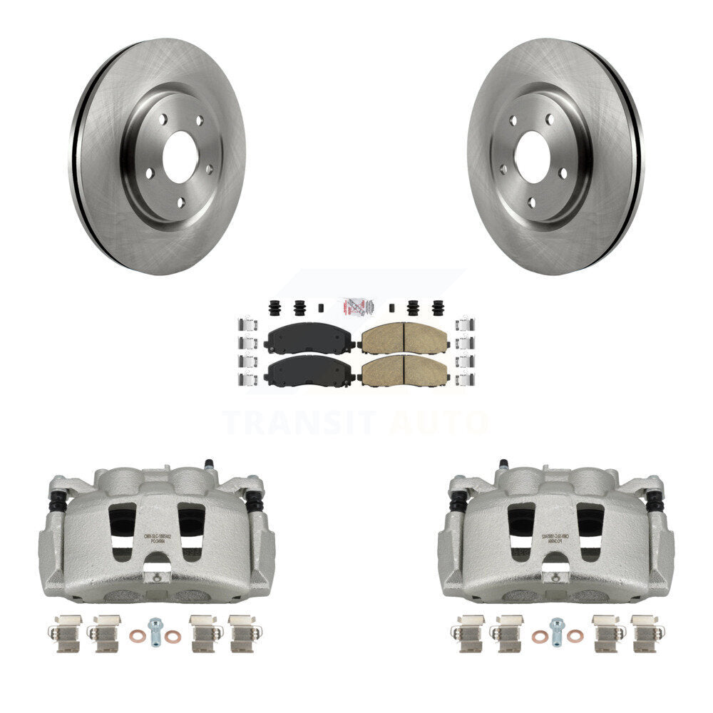 Transit Auto KC8-100017N Disc Brake Kit for 2017-2024 Chrysler Grand Caravan, Chrysler Pacifica, Chrysler Voyager & more - Front product image