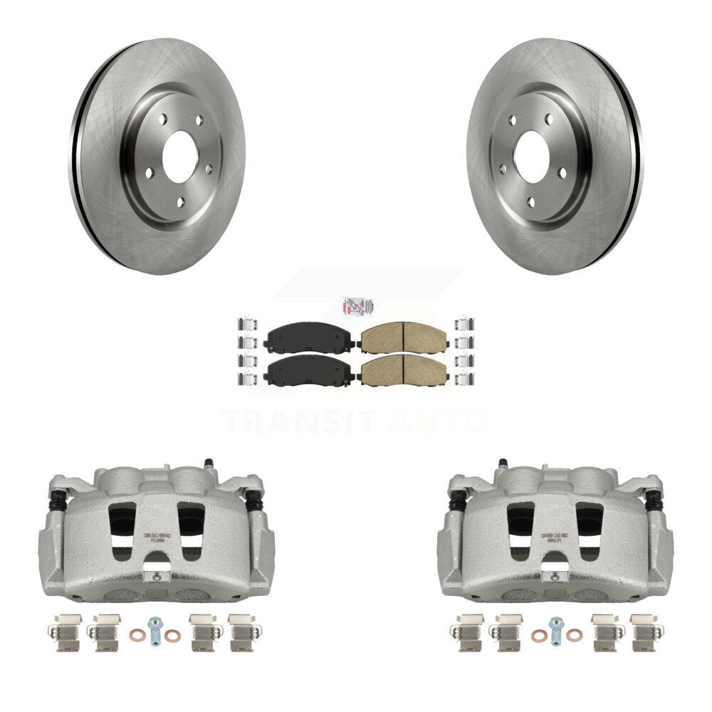 Transit Auto KC8-100018N Disc Brake Kit for 2017-2024 Chrysler Grand Caravan, Chrysler Pacifica, Chrysler Voyager & more - Front product image