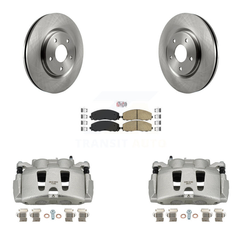 Transit Auto KC8-100018N Disc Brake Kit for 2017-2024 Chrysler Grand Caravan, Chrysler Pacifica, Chrysler Voyager & more - Front product image
