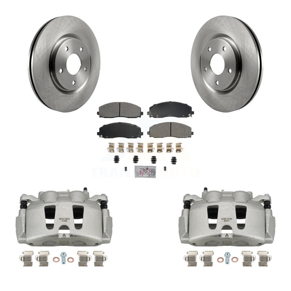 Transit Auto KC8-100019N Disc Brake Kit for 2017-2024 Chrysler Grand Caravan, Chrysler Pacifica, Chrysler Voyager & more - Front product image