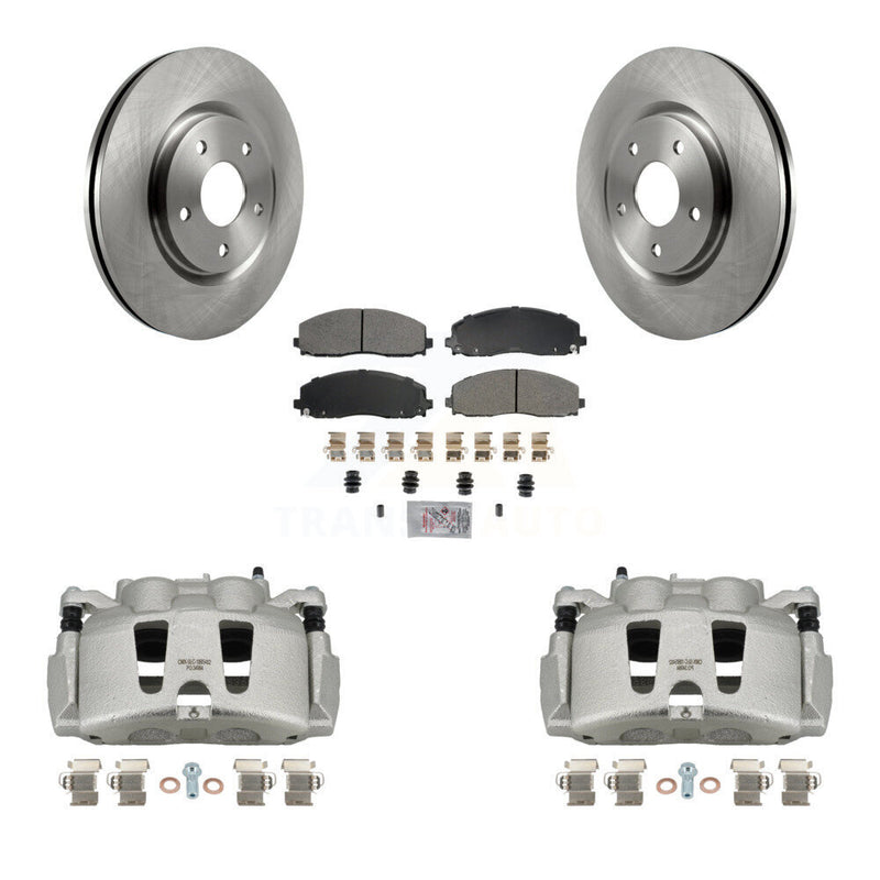 Transit Auto KC8-100019N Disc Brake Kit for 2017-2024 Chrysler Grand Caravan, Chrysler Pacifica, Chrysler Voyager & more - Front product image