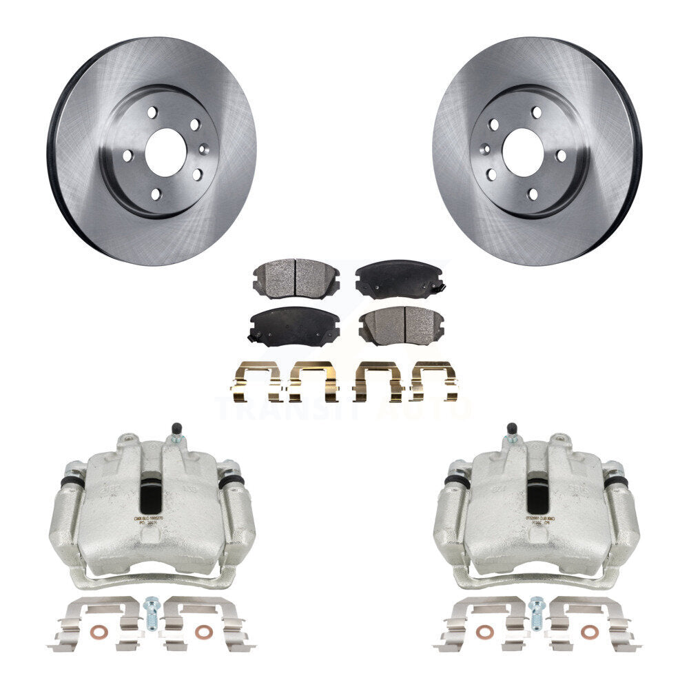 Transit Auto KC8-100019P Disc Brake Kit for 2010-2020 Chevrolet Equinox, Chevrolet Impala, Chevrolet Malibu & more - Front product image