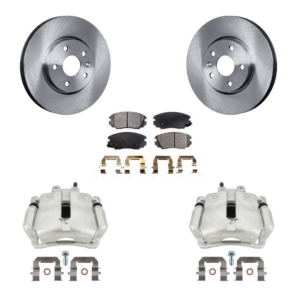 Transit Auto KC8-100021P Disc Brake Kit for 2011-2017 Chevrolet Malibu Limited, Buick LaCrosse, Buick Regal - Front product image