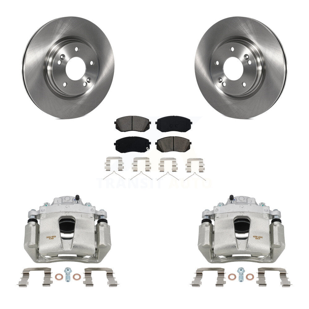 Transit Auto KC8-100022S Disc Brake Kit for 2015-2022 Kia Optima, Hyundai Kona Electric, Kia Niro EV & more - Front product image
