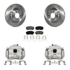 Transit Auto KC8-100022S Disc Brake Kit for 2015-2022 Kia Optima, Hyundai Kona Electric, Kia Niro EV & more - Front product image