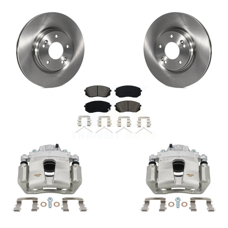 Transit Auto KC8-100022S Disc Brake Kit for 2015-2022 Kia Optima, Hyundai Kona Electric, Kia Niro EV & more - Front product image