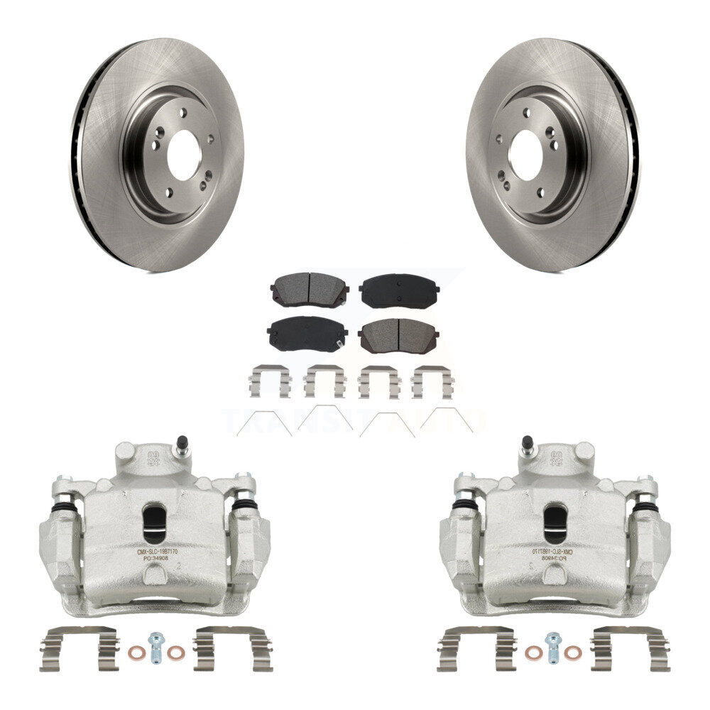 Transit Auto KC8-100028S Disc Brake Kit for 2016-2020 Kia Optima, Hyundai Sonata - Front product image