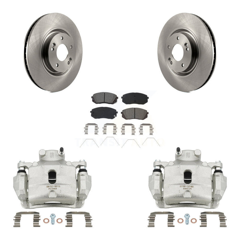 Transit Auto KC8-100028S Disc Brake Kit for 2016-2020 Kia Optima, Hyundai Sonata - Front product image