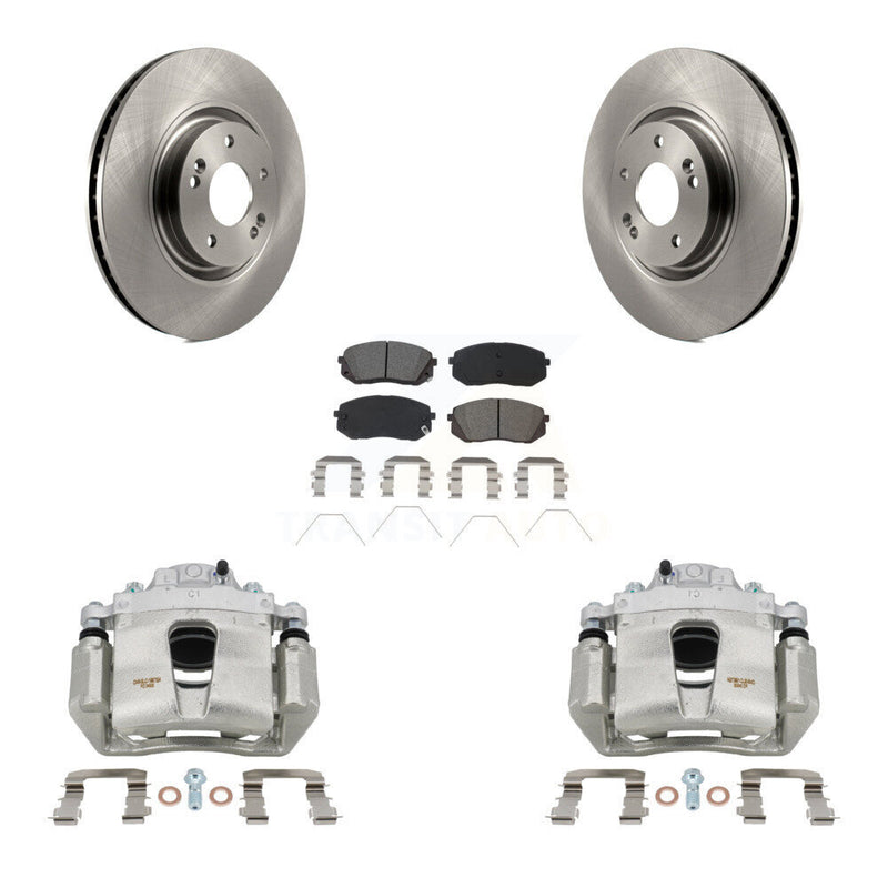 Transit Auto KC8-100029S Disc Brake Kit for 2016-2019 Kia Optima, Hyundai Sonata - Front product image