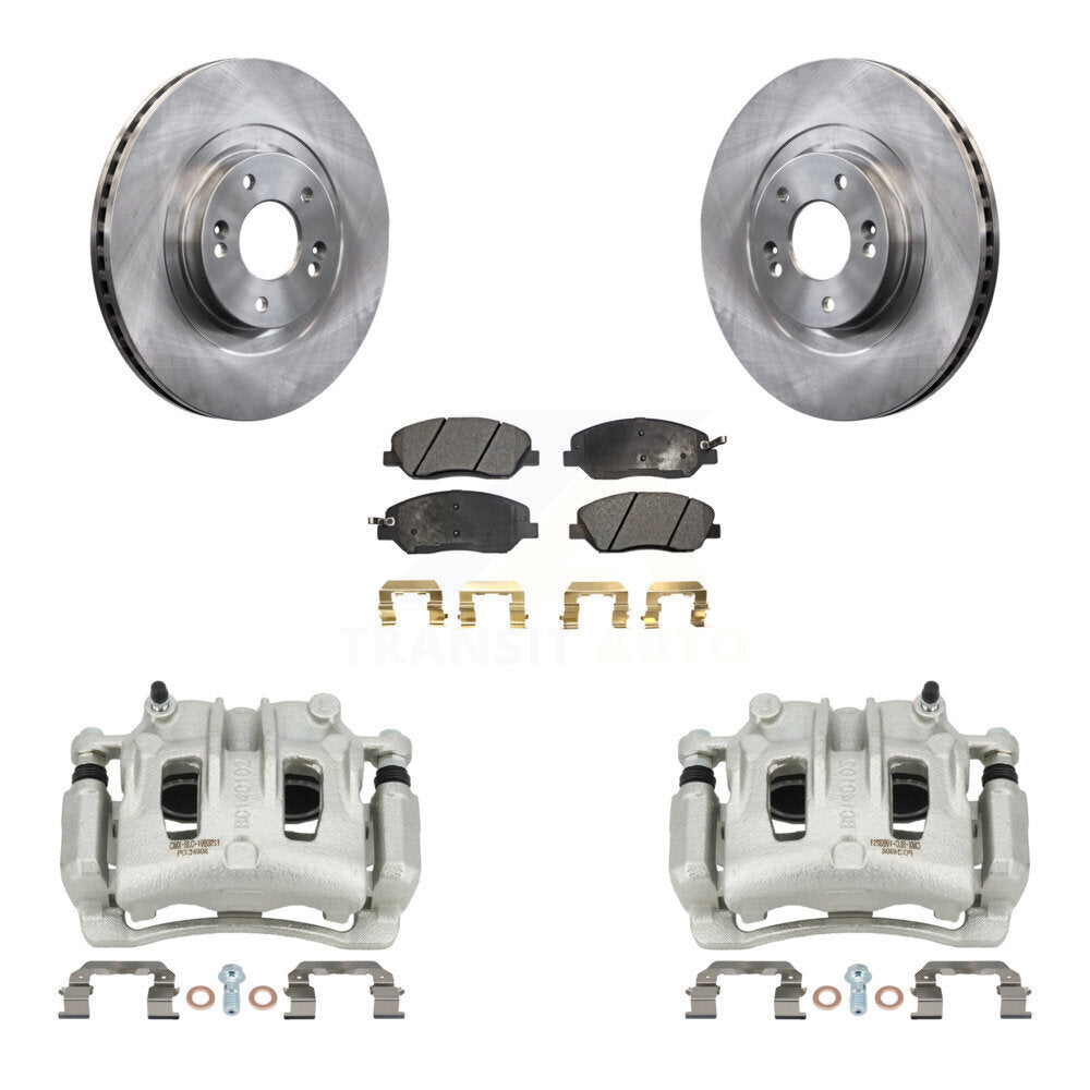 Transit Auto KC8-100032P Disc Brake Kit for 2013-2016 Hyundai Santa Fe, Hyundai Santa Fe XL - Front product image