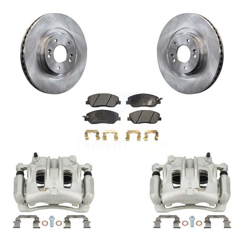 Transit Auto KC8-100032P Disc Brake Kit for 2013-2016 Hyundai Santa Fe, Hyundai Santa Fe XL - Front product image