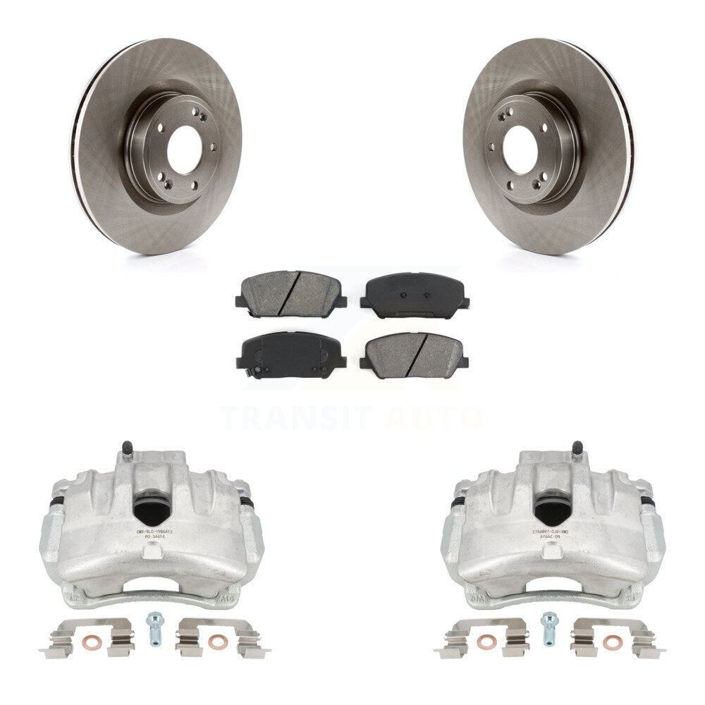 Transit Auto KC8-100032S Disc Brake Kit for 2014-2016 Hyundai Genesis Coupe - Front product image