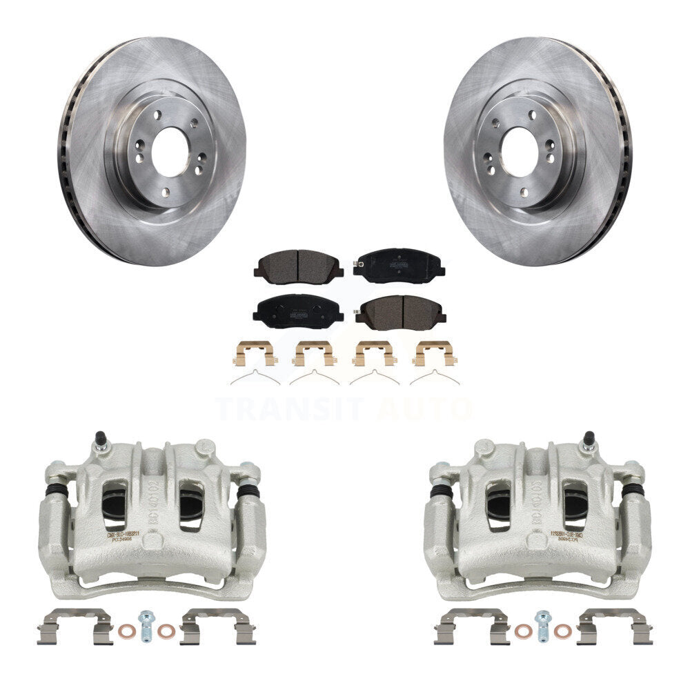 Transit Auto KC8-100033P Disc Brake Kit for 2017-2019 Hyundai Santa Fe, Hyundai Santa Fe XL - Front product image