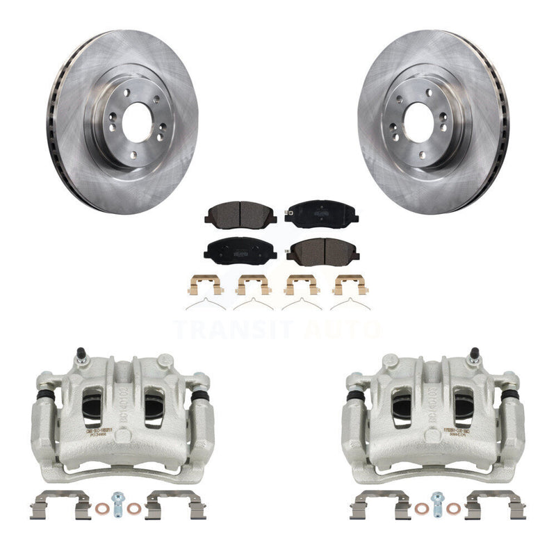 Transit Auto KC8-100033P Disc Brake Kit for 2017-2019 Hyundai Santa Fe, Hyundai Santa Fe XL - Front product image