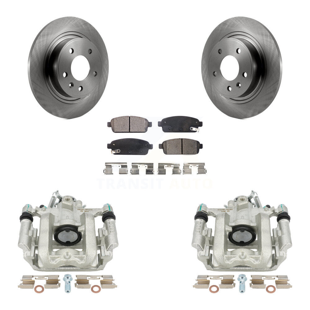 Transit Auto KC8-100034T Disc Brake Kit for 2011-2015 Cadillac ELR, Chevrolet Cruze, Chevrolet Orlando & more - Rear product image