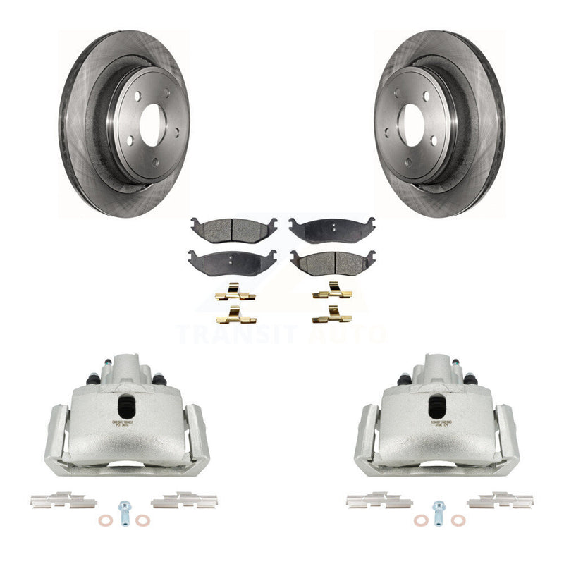 Transit Auto KC8-100038T Disc Brake Kit for 2004-2022 Ram 1500 Classic, Ram 1500, Dodge Ram 1500 & more - Rear product image