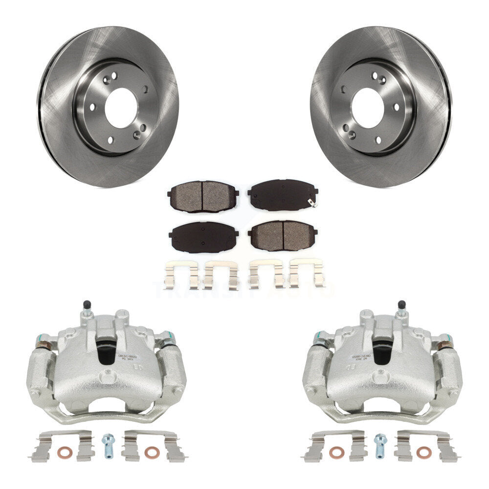 Transit Auto KC8-100040S Disc Brake Kit for 2009-2012 Hyundai Elantra - Front product image