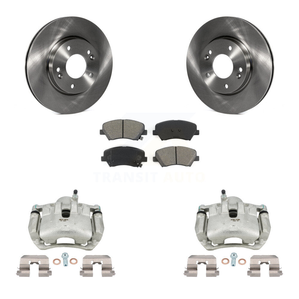 Transit Auto KC8-100042S Disc Brake Kit for 2013-2016 Hyundai Elantra GT, Kia Forte, Kia Forte5 & more - Front product image