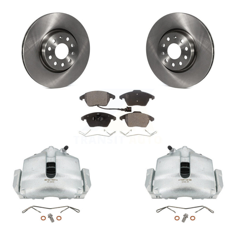 Transit Auto KC8-100043P Disc Brake Kit for 2006-2018 Volkswagen Beetle, Volkswagen Jetta, Volkswagen GTI & more - Front product image