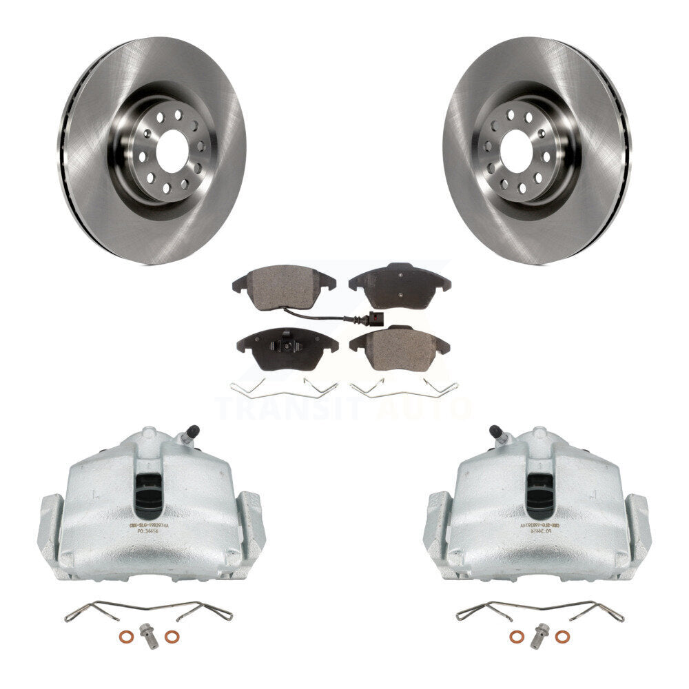 Transit Auto KC8-100045P Disc Brake Kit for 2009-2013 Volkswagen GTI, Volkswagen CC, Audi A3 Quattro - Front product image
