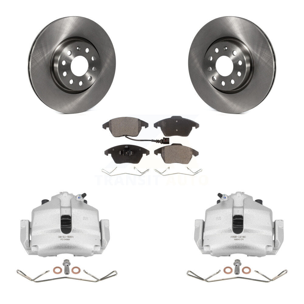 Transit Auto KC8-100047P Disc Brake Kit for 2006-2019 Volkswagen Beetle, Volkswagen Jetta, Audi A3 & more - Front product image