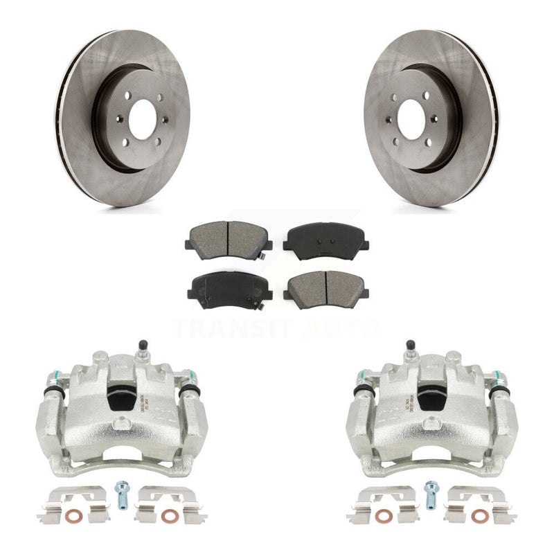 Transit Auto KC8-100050S Disc Brake Kit for 2017 Kia Rio - Front product image