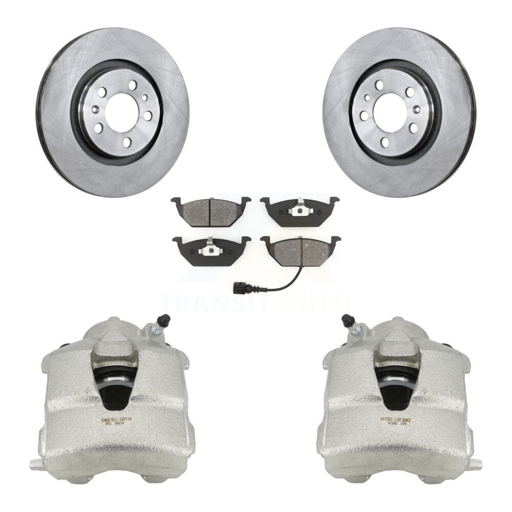 Transit Auto KC8-100058S Disc Brake Kit for 1998-2010 Volkswagen Golf City, Volkswagen Jetta City, Volkswagen Beetle & more - Front product image