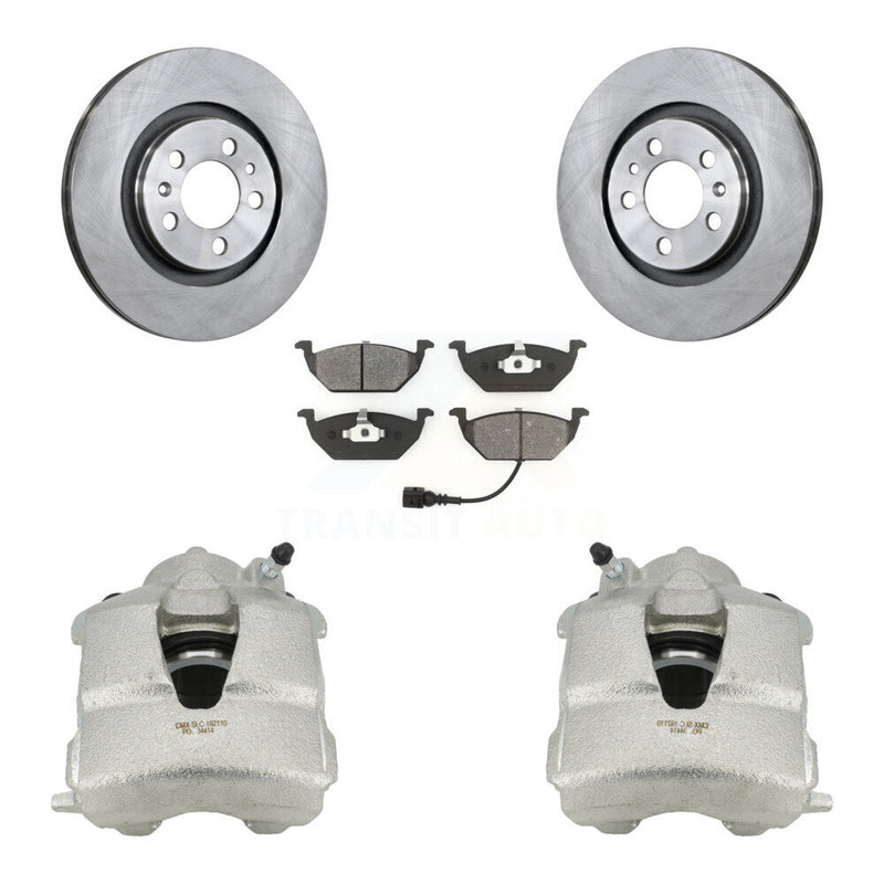 Transit Auto KC8-100058S Disc Brake Kit for 1998-2010 Volkswagen Golf City, Volkswagen Jetta City, Volkswagen Beetle & more - Front product image