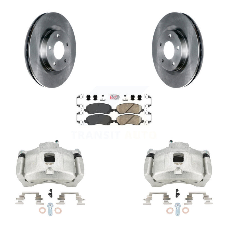 Transit Auto KC8-100060N Disc Brake Kit for 2007-2017 Chrysler 200, Dodge Avenger, Dodge Caliber & more - Front product image