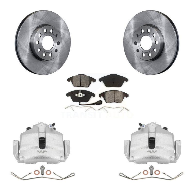 Transit Auto KC8-100065S Disc Brake Kit for 2006-2019 Volkswagen Beetle, Volkswagen Jetta, Volkswagen Golf & more - Front product image