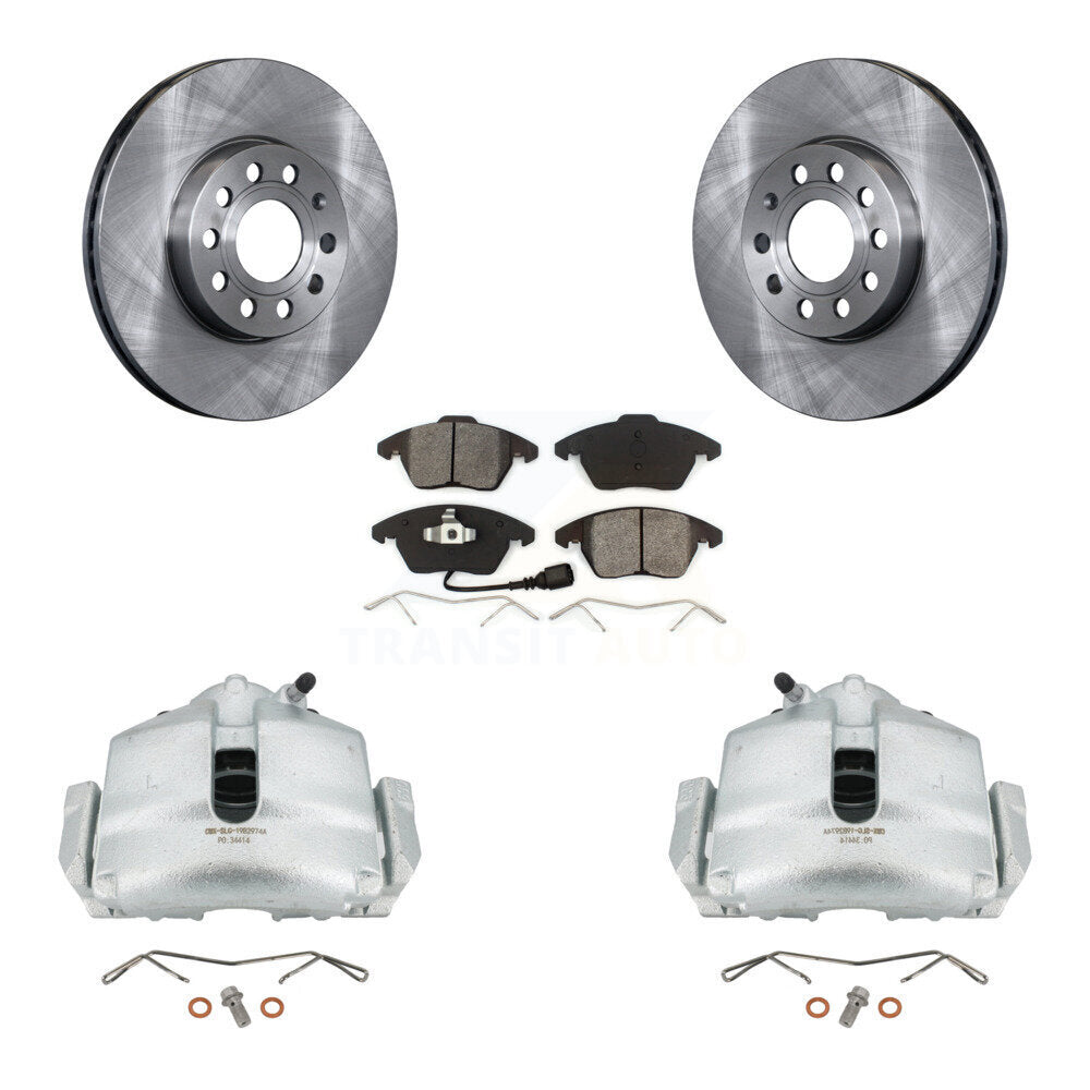 Transit Auto KC8-100066S Disc Brake Kit for 2006-2016 Volkswagen Jetta, Volkswagen Beetle, Volkswagen Golf & more - Front product image