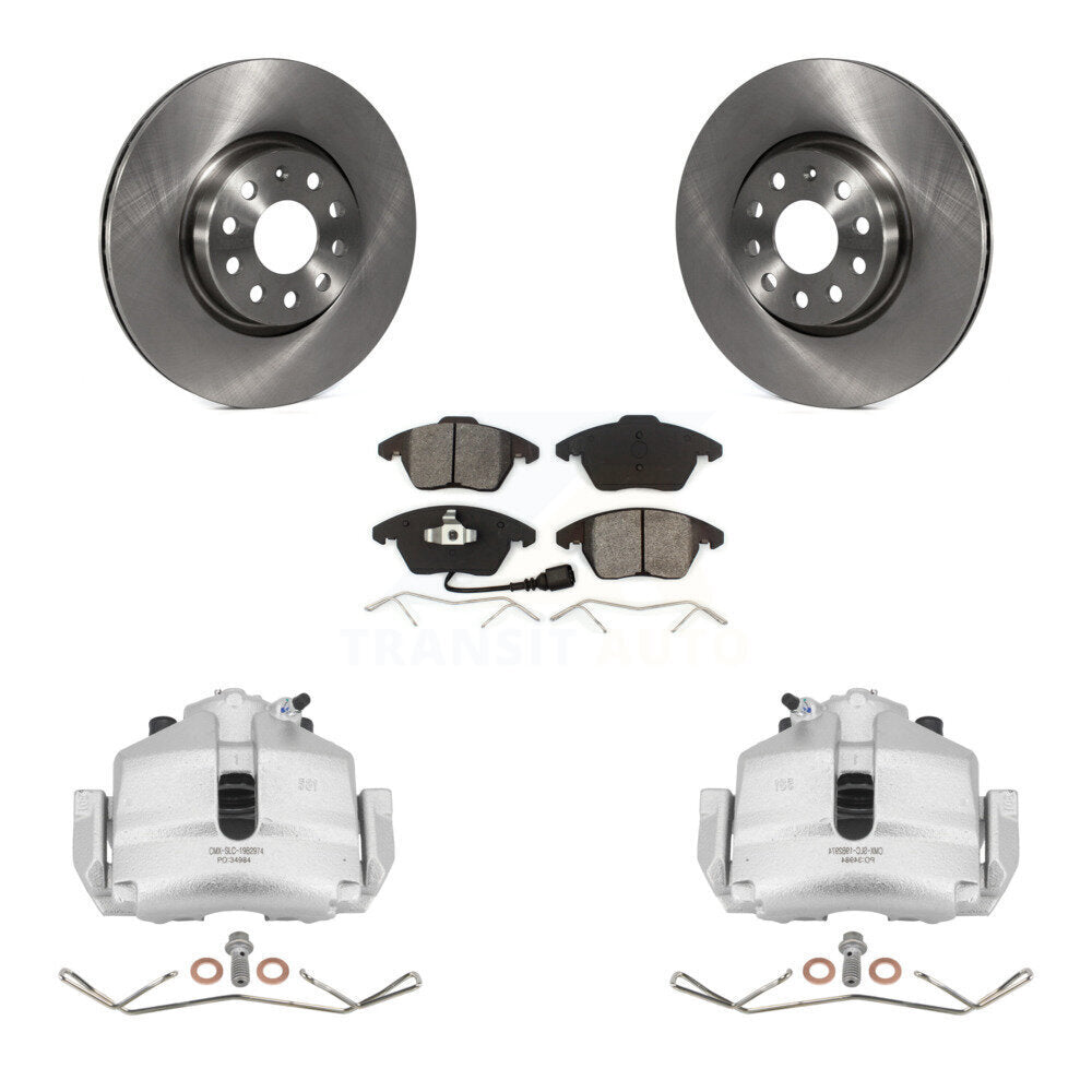 Transit Auto KC8-100068S Disc Brake Kit for 2006-2019 Volkswagen Beetle, Volkswagen Jetta, Audi A3 & more - Front product image